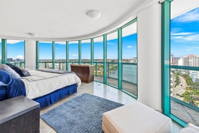 Step into this full-floor penthouse on Miami Beach with on La Gorce Country Club in Florida - for sale on GolfHomes.com, golf home, golf lot