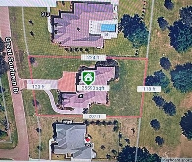 Stunning home with expansive windows overlooking the #3 fairway on Money Hill Golf and Country Club in Louisiana - for sale on GolfHomes.com, golf home, golf lot