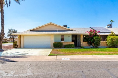 Spacious and beautifully updated, this Gemini model sits on a on Sun City Country Club in Arizona - for sale on GolfHomes.com, golf home, golf lot