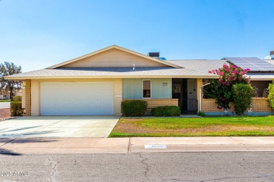 Spacious and beautifully updated, this Gemini model sits on a on Sun City Country Club in Arizona - for sale on GolfHomes.com, golf home, golf lot