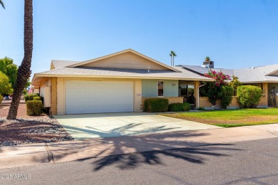 Spacious and beautifully updated, this Gemini model sits on a on Sun City Country Club in Arizona - for sale on GolfHomes.com, golf home, golf lot