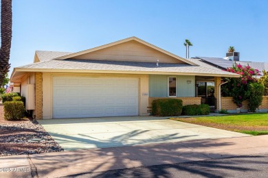Spacious and beautifully updated, this Gemini model sits on a on Sun City Country Club in Arizona - for sale on GolfHomes.com, golf home, golf lot