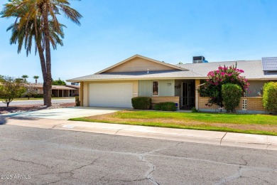 Spacious and beautifully updated, this Gemini model sits on a on Sun City Country Club in Arizona - for sale on GolfHomes.com, golf home, golf lot