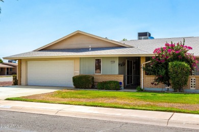 Spacious and beautifully updated, this Gemini model sits on a on Sun City Country Club in Arizona - for sale on GolfHomes.com, golf home, golf lot