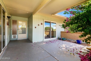 Spacious and beautifully updated, this Gemini model sits on a on Sun City Country Club in Arizona - for sale on GolfHomes.com, golf home, golf lot
