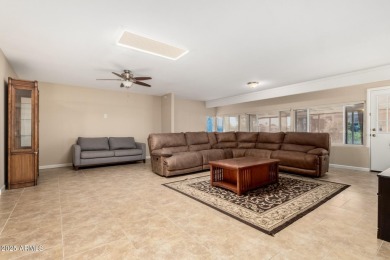 Spacious and beautifully updated, this Gemini model sits on a on Sun City Country Club in Arizona - for sale on GolfHomes.com, golf home, golf lot