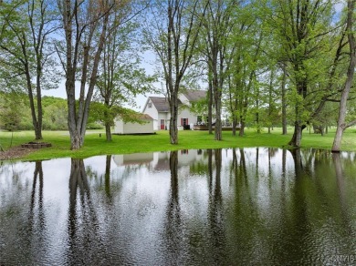 Nestled gracefully against the backdrop of the beautiful Barker on Barker Brook Golf Club in New York - for sale on GolfHomes.com, golf home, golf lot