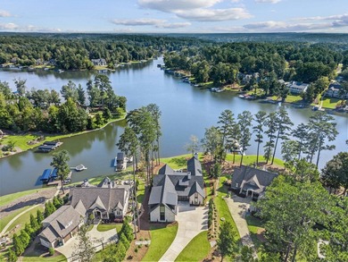 MODERN CALIFORNIA-INSPIRED LAKEFRONT RETREAT WITH POOL | Built on Harbor Club Golf and Country Club in Georgia - for sale on GolfHomes.com, golf home, golf lot