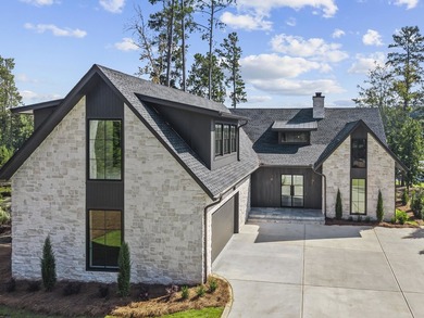MODERN CALIFORNIA-INSPIRED LAKEFRONT RETREAT WITH POOL | Built on Harbor Club Golf and Country Club in Georgia - for sale on GolfHomes.com, golf home, golf lot