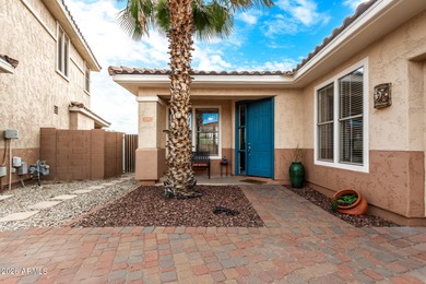 Beautiful gated home with a stunning backyard offering panoramic on Palm Valley Golf Club  in Arizona - for sale on GolfHomes.com, golf home, golf lot
