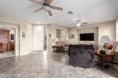 Beautiful gated home with a stunning backyard offering panoramic on Palm Valley Golf Club  in Arizona - for sale on GolfHomes.com, golf home, golf lot