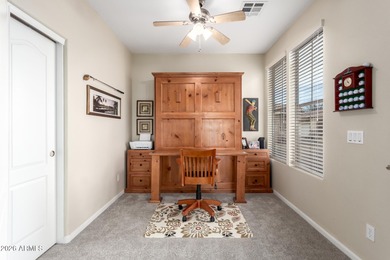 Beautiful gated home with a stunning backyard offering panoramic on Palm Valley Golf Club  in Arizona - for sale on GolfHomes.com, golf home, golf lot