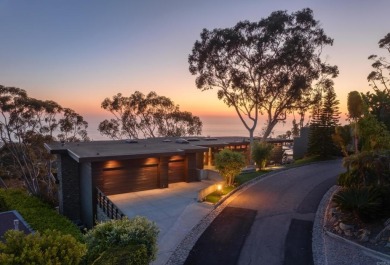 An exemplary model of mid-century modern architecture designed on La Jolla Country Club in California - for sale on GolfHomes.com, golf home, golf lot