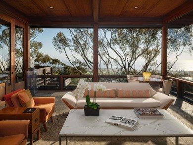 An exemplary model of mid-century modern architecture designed on La Jolla Country Club in California - for sale on GolfHomes.com, golf home, golf lot
