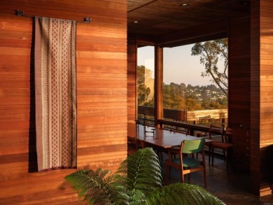 An exemplary model of mid-century modern architecture designed on La Jolla Country Club in California - for sale on GolfHomes.com, golf home, golf lot