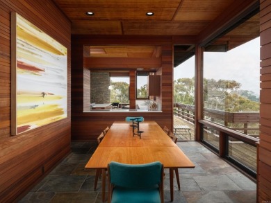 An exemplary model of mid-century modern architecture designed on La Jolla Country Club in California - for sale on GolfHomes.com, golf home, golf lot