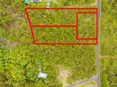 Build your dream home on this flag lot in Royal Hawaiian Estates on Volcano Golf and Country Club in Hawaii - for sale on GolfHomes.com, golf home, golf lot