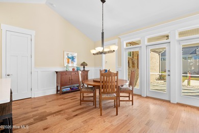 Discover this beautiful, low-maintenance patio home by Hagood on Compass Pointe Golf Course in North Carolina - for sale on GolfHomes.com, golf home, golf lot