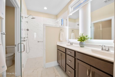 Discover this beautiful, low-maintenance patio home by Hagood on Compass Pointe Golf Course in North Carolina - for sale on GolfHomes.com, golf home, golf lot