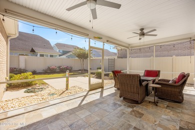 Discover this beautiful, low-maintenance patio home by Hagood on Compass Pointe Golf Course in North Carolina - for sale on GolfHomes.com, golf home, golf lot