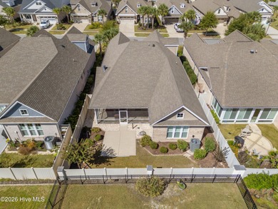 Discover this beautiful, low-maintenance patio home by Hagood on Compass Pointe Golf Course in North Carolina - for sale on GolfHomes.com, golf home, golf lot