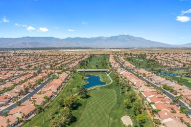 With panoramic views of the golf course and mountains beyond on Mountain Vista Golf Course At Sun City Palm Desert in California - for sale on GolfHomes.com, golf home, golf lot