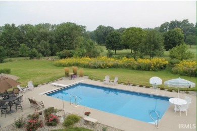 Dream Home with pool, entertainment, and beautiful landscaping on Bridgewater Golf Club in Indiana - for sale on GolfHomes.com, golf home, golf lot