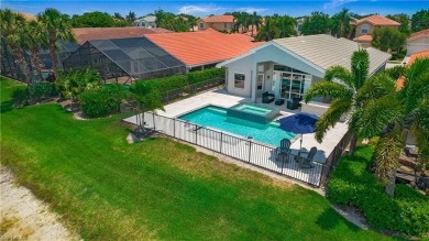 Discover the splendor of this exquisite lakeside residence on Arrowhead Golf Club At Heritage Greens in Florida - for sale on GolfHomes.com, golf home, golf lot