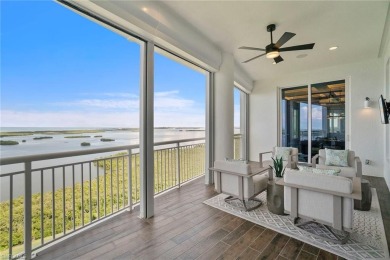 This truly iconic residence crowns the 23rd floor of Seaglass at on Bonita Bay West in Florida - for sale on GolfHomes.com, golf home, golf lot