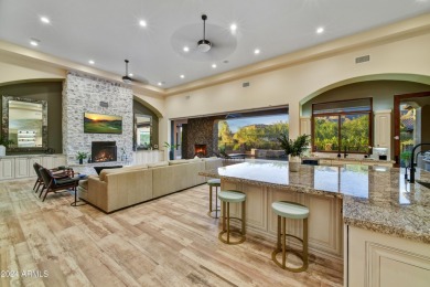 Amazing interior modern Mediterranean theme by a true artist on Superstition Mountain Club - Lost Gold in Arizona - for sale on GolfHomes.com, golf home, golf lot