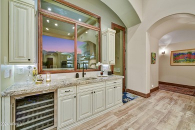 Amazing interior modern Mediterranean theme by a true artist on Superstition Mountain Club - Lost Gold in Arizona - for sale on GolfHomes.com, golf home, golf lot