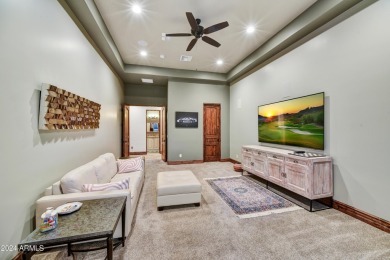 Amazing interior modern Mediterranean theme by a true artist on Superstition Mountain Club - Lost Gold in Arizona - for sale on GolfHomes.com, golf home, golf lot