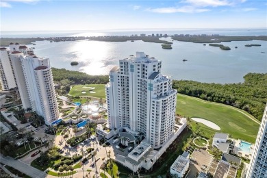 This truly iconic residence crowns the 23rd floor of Seaglass at on Bonita Bay West in Florida - for sale on GolfHomes.com, golf home, golf lot