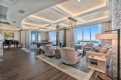 This truly iconic residence crowns the 23rd floor of Seaglass at on Bonita Bay West in Florida - for sale on GolfHomes.com, golf home, golf lot