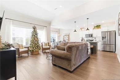 Welcome home to this beautifully designed 3-bedroom, 2-bath, 1 on Champions Pointe Golf Course in Indiana - for sale on GolfHomes.com, golf home, golf lot