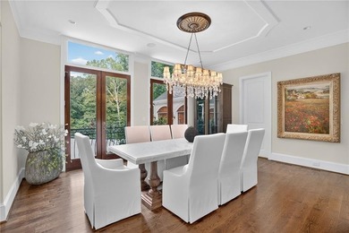 Stunning European-inspired estate nestled on a private, gated on Bobby Jones Golf Club in Georgia - for sale on GolfHomes.com, golf home, golf lot