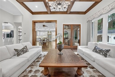 Stunning European-inspired estate nestled on a private, gated on Bobby Jones Golf Club in Georgia - for sale on GolfHomes.com, golf home, golf lot