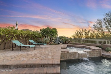 Beautifully updated, this exceptional mountainside residence is on Sanctuary Golf Course At WestWorld in Arizona - for sale on GolfHomes.com, golf home, golf lot