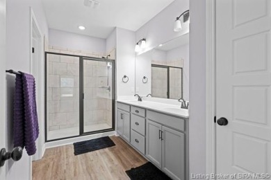 2021 Prestwick Place boasts a 4-bedroom, 3-bathroom home with 2 on Champions Pointe Golf Course in Indiana - for sale on GolfHomes.com, golf home, golf lot