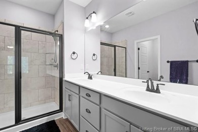2021 Prestwick Place boasts a 4-bedroom, 3-bathroom home with 2 on Champions Pointe Golf Course in Indiana - for sale on GolfHomes.com, golf home, golf lot
