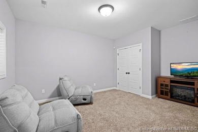 2021 Prestwick Place boasts a 4-bedroom, 3-bathroom home with 2 on Champions Pointe Golf Course in Indiana - for sale on GolfHomes.com, golf home, golf lot