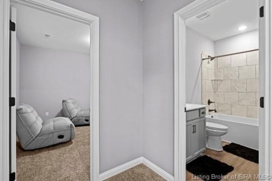2021 Prestwick Place boasts a 4-bedroom, 3-bathroom home with 2 on Champions Pointe Golf Course in Indiana - for sale on GolfHomes.com, golf home, golf lot