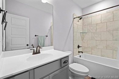 2021 Prestwick Place boasts a 4-bedroom, 3-bathroom home with 2 on Champions Pointe Golf Course in Indiana - for sale on GolfHomes.com, golf home, golf lot