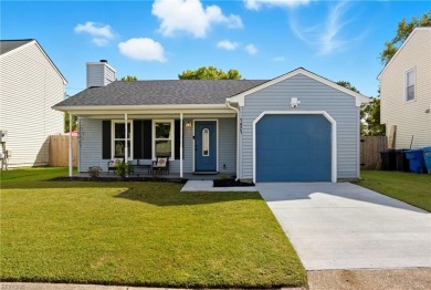 This like new open-concept floor plan is a beautifully renovated on Stumpy Lake Golf Course in Virginia - for sale on GolfHomes.com, golf home, golf lot
