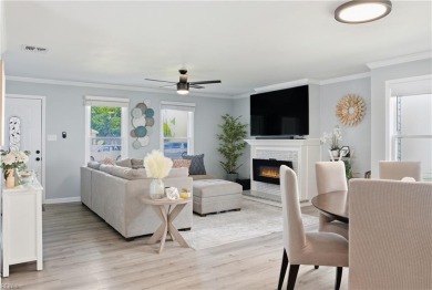 This like new open-concept floor plan is a beautifully renovated on Stumpy Lake Golf Course in Virginia - for sale on GolfHomes.com, golf home, golf lot