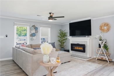 This like new open-concept floor plan is a beautifully renovated on Stumpy Lake Golf Course in Virginia - for sale on GolfHomes.com, golf home, golf lot
