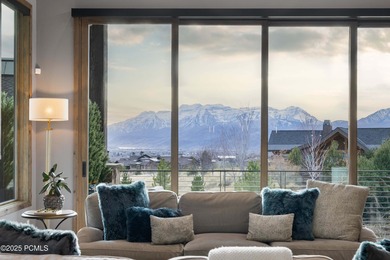 This striking mountain contemporary residence commands panoramic on Red Ledges Golf Club in Utah - for sale on GolfHomes.com, golf home, golf lot