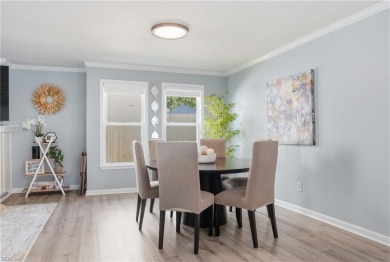 This like new open-concept floor plan is a beautifully renovated on Stumpy Lake Golf Course in Virginia - for sale on GolfHomes.com, golf home, golf lot
