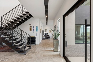Guard-gated 2-story w/unobstructed lake  mountain views. Largest on Reflection Bay Golf Club in Nevada - for sale on GolfHomes.com, golf home, golf lot