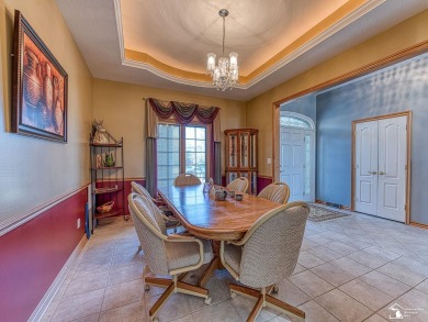 Lovely ranch style home with a spectacular view overlooking the on Carrington Golf Club in Michigan - for sale on GolfHomes.com, golf home, golf lot